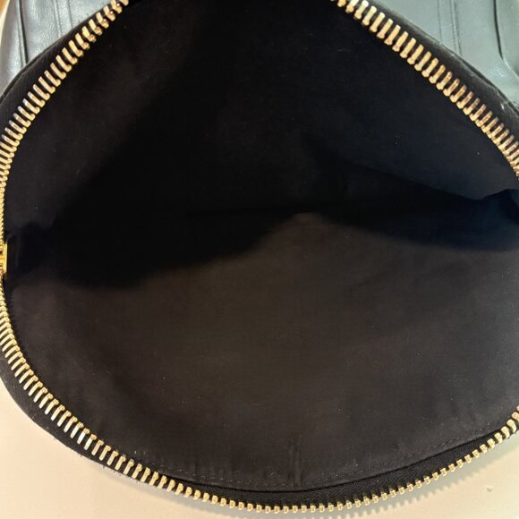 Retired  Tom Ford Jennifer Large Double Zip Shoulder Bag Black Grained Leather - Picture 13 of 16